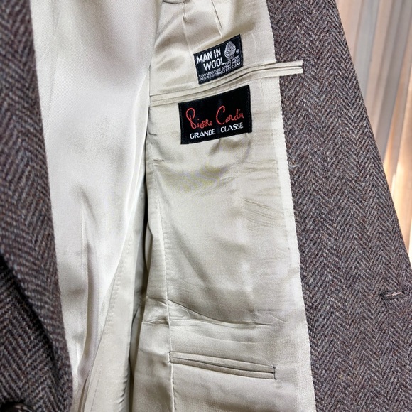 90s Pierre Cardin Tweed Blazer - Picture 5 of 8